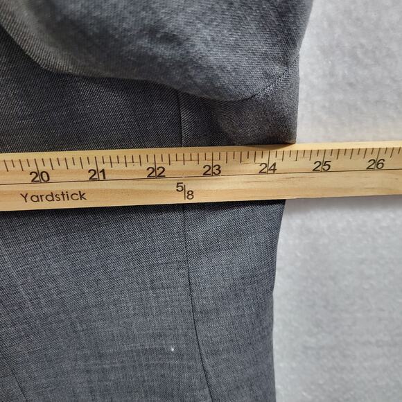 Lauren Ralph Lauren Gray 100% Wool Natural Stretch Sports Jacket Size 48R 11924 - Picture 8 of 10